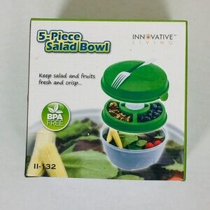 Innovative 5 piece salad bowl Pack Lunch